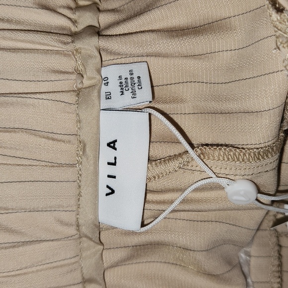 ASOS Pinstripe Paperbag Palazzo Pants NWT - Picture 9 of 10